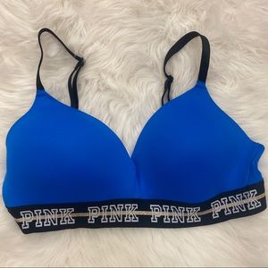 PINK WIRELESS BRA. 34D